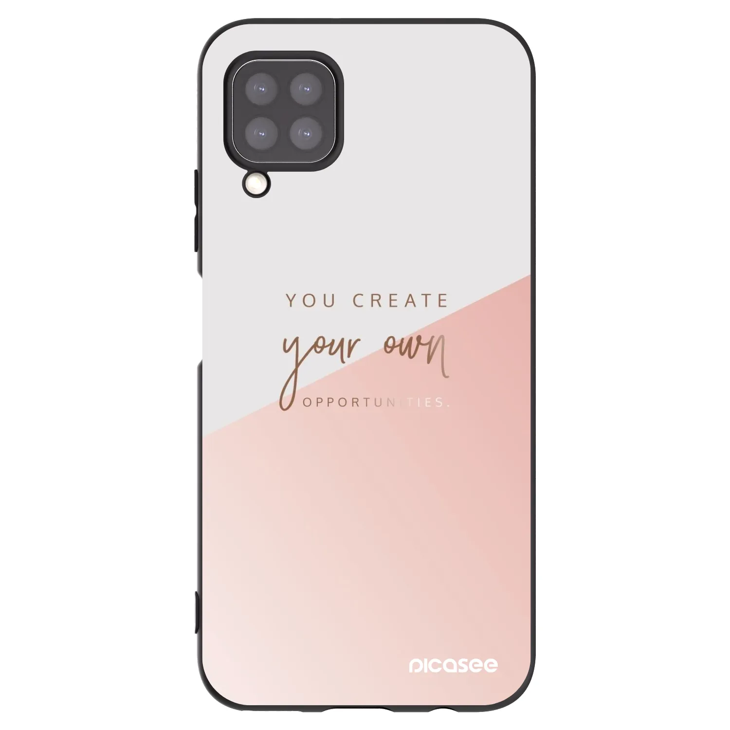 Picasee husă neagră din silicon pentru Huawei P40 Lite - You create your own opportunities