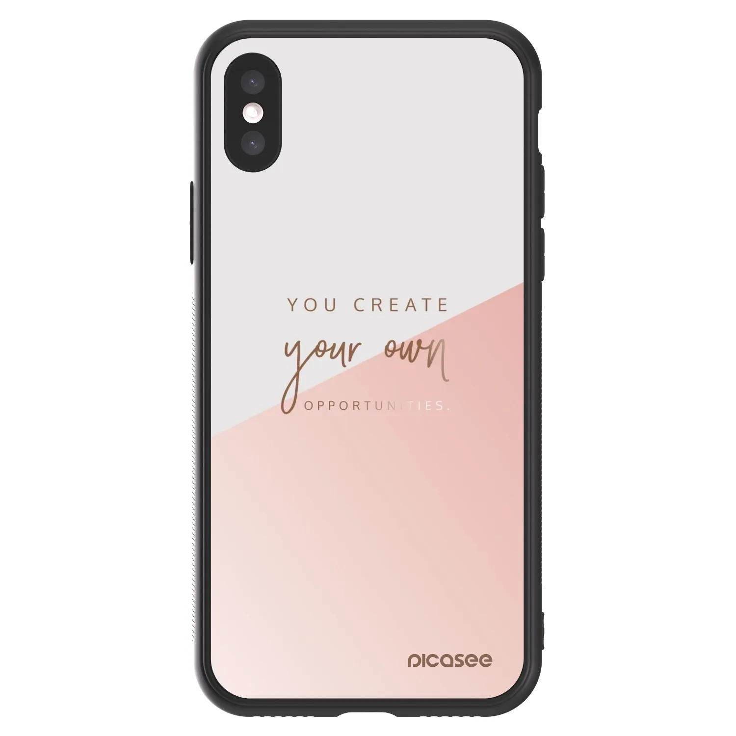 Picasee ULTIMATE CASE pentru Apple iPhone X/XS - You create your own opportunities