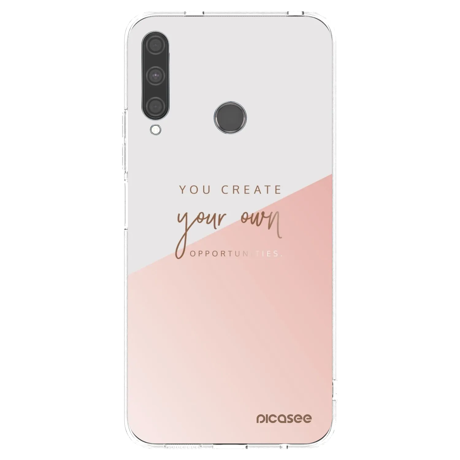Picasee husă transparentă din silicon pentru Huawei P40 Lite E - You create your own opportunities