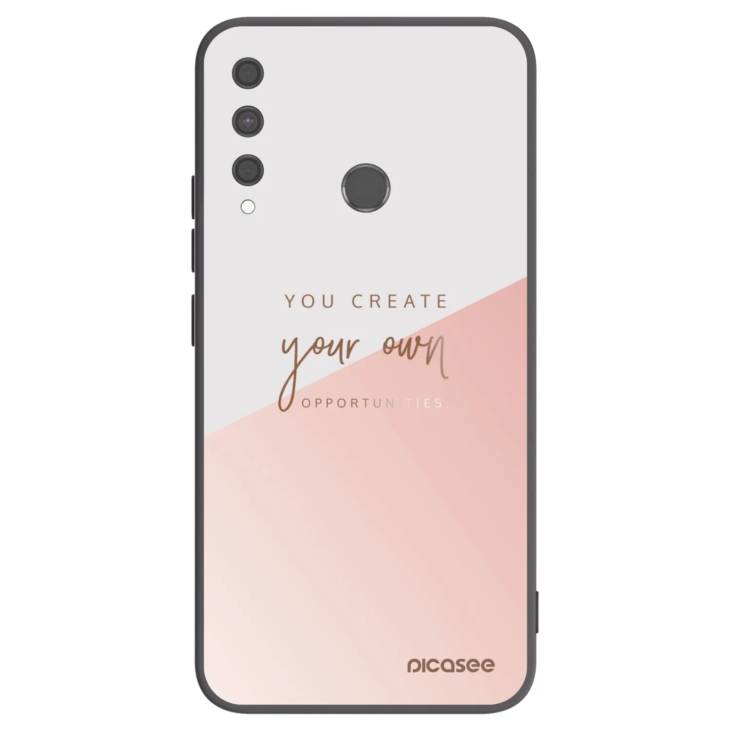 Picasee husă neagră din silicon pentru Huawei P40 Lite E - You create your own opportunities