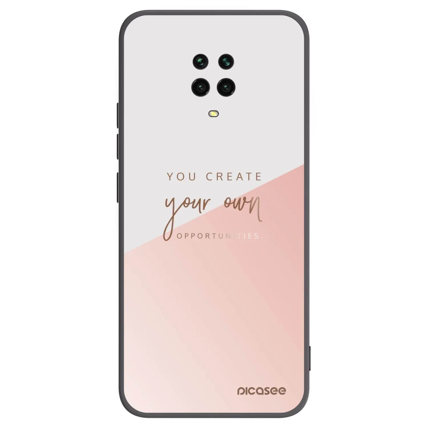 Picasee husă neagră din silicon pentru Xiaomi Redmi Note 9 Pro - You create your own opportunities