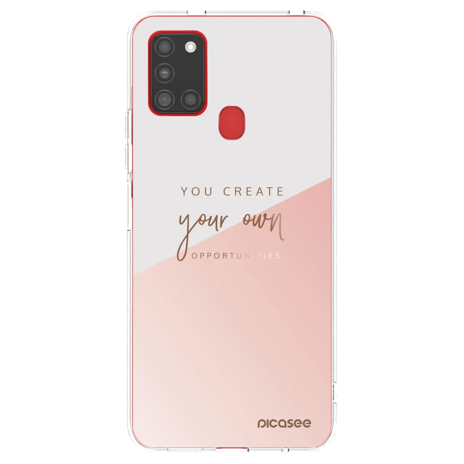 Picasee husă transparentă din silicon pentru Samsung Galaxy A21s - You create your own opportunities