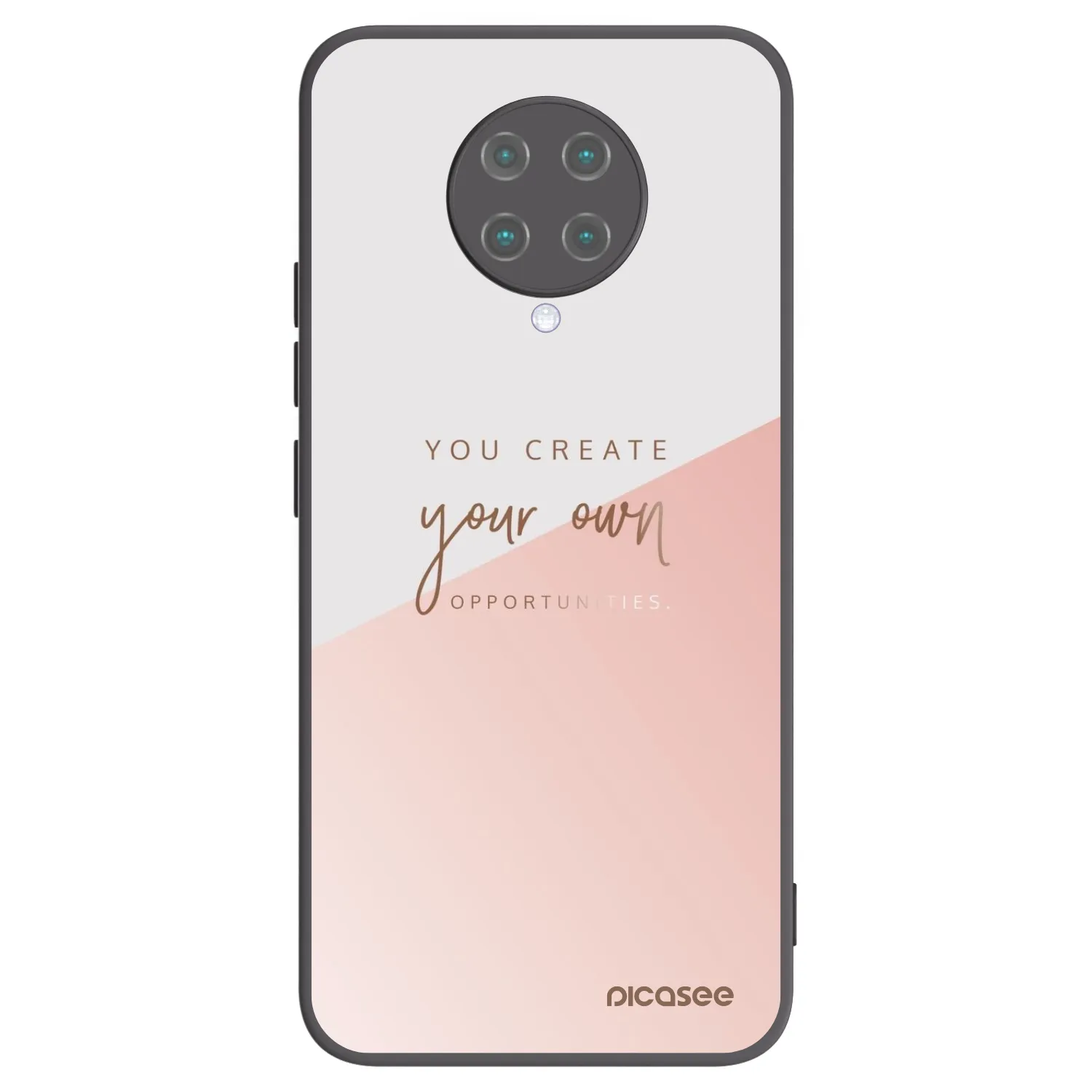 Picasee husă neagră din silicon pentru Xiaomi Poco F2 Pro - You create your own opportunities