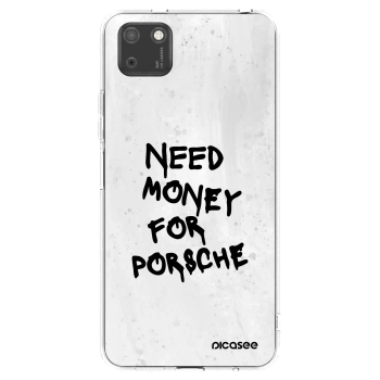 Picasee husă transparentă din silicon pentru Huawei Y5P - White Dollar