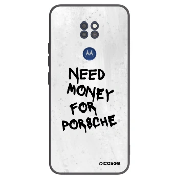 Husă pentru Motorola Moto G9 Play - White Dollar