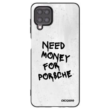 Picasee husă neagră din silicon pentru Samsung Galaxy A12 A125F - White Dollar