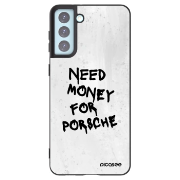 Picasee husă neagră din silicon pentru Samsung Galaxy S21+ 5G G996F - White Dollar