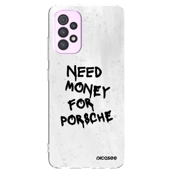 Picasee husă transparentă din silicon pentru Samsung Galaxy A32 5G A326B - White Dollar