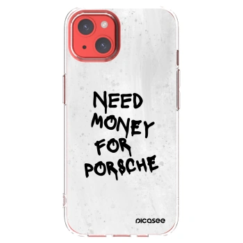 Picasee husă transparentă din silicon pentru Apple iPhone 13 - White Dollar