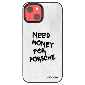 Picasee husă neagră din silicon pentru Apple iPhone 13 mini - White Dollar