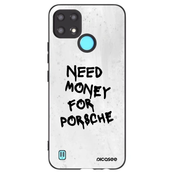 Husă pentru Realme C21 - White Dollar