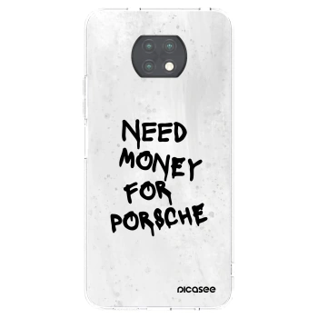 Picasee husă transparentă din silicon pentru Xiaomi Redmi Note 9T - White Dollar