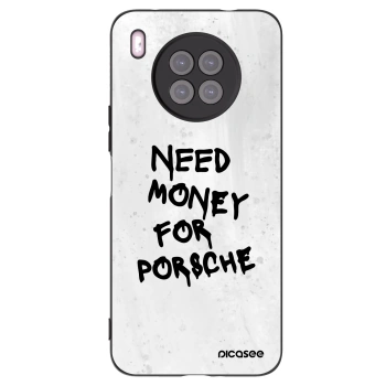 Picasee husă neagră din silicon pentru Huawei Nova 8i - White Dollar