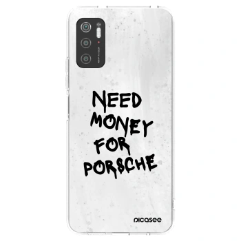 Picasee husă transparentă din silicon pentru Xiaomi Poco M3 Pro 5G - White Dollar