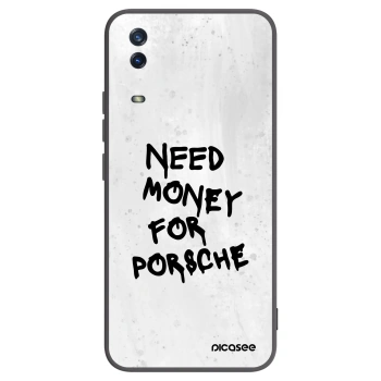 Picasee husă neagră din silicon pentru Vivo Y11s - White Dollar