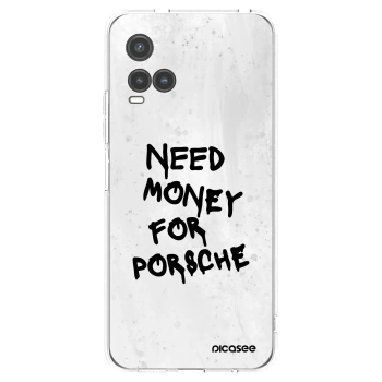 Picasee husă transparentă din silicon pentru Vivo Y33s - White Dollar