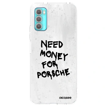 Picasee husă transparentă din silicon pentru Motorola Moto G60 - White Dollar