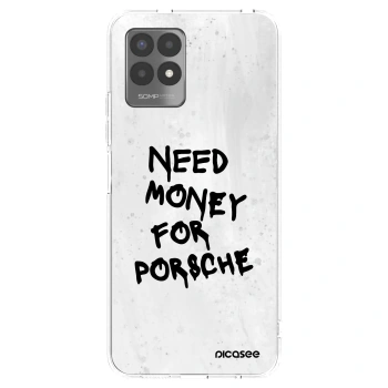 Picasee husă transparentă din silicon pentru Realme 8i - White Dollar