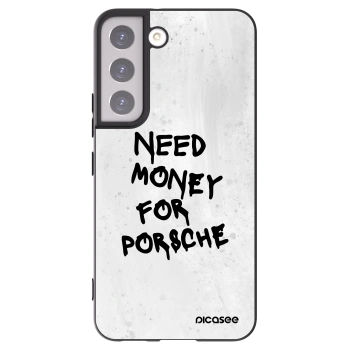 Picasee husă neagră din silicon pentru Samsung Galaxy S22 5G - White Dollar
