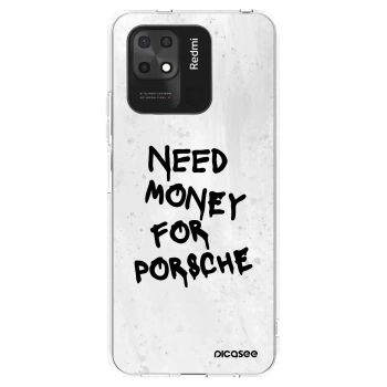 Picasee husă transparentă din silicon pentru Xiaomi Redmi 10C - White Dollar