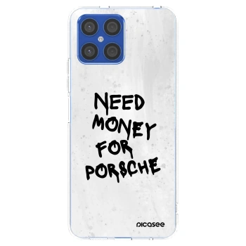Picasee husă transparentă din silicon pentru Honor X8 4G - White Dollar