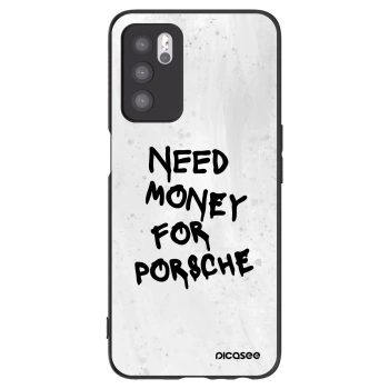 Picasee husă neagră din silicon pentru OPPO A16s - White Dollar