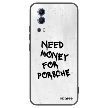 Picasee husă neagră din silicon pentru Vivo Y52 5G - White Dollar