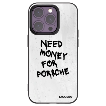 Picasee husă neagră din silicon pentru Apple iPhone 14 Pro - White Dollar