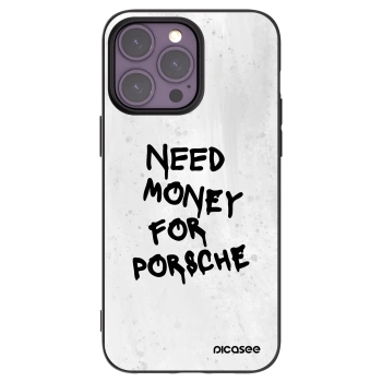 Picasee husă neagră din silicon pentru Apple iPhone 14 Pro Max - White Dollar