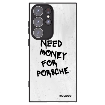 Picasee husă neagră din silicon pentru Samsung Galaxy S23 Ultra 5G - White Dollar