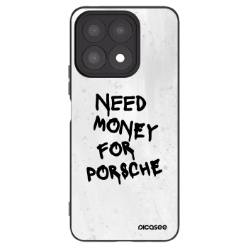 Picasee husă neagră din silicon pentru Honor X8a - White Dollar