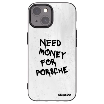 Picasee husă neagră din silicon pentru Apple iPhone 15 - White Dollar