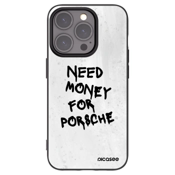 Picasee husă neagră din silicon pentru Apple iPhone 15 Pro - White Dollar
