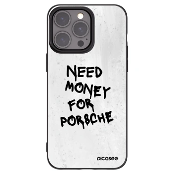 Picasee husă neagră din silicon pentru Apple iPhone 15 Pro Max - White Dollar