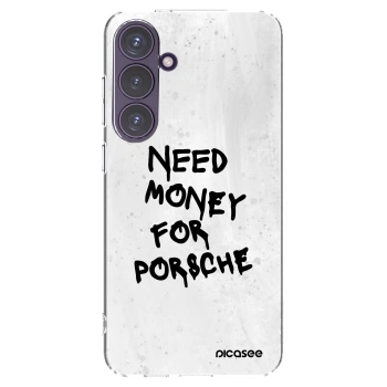 Picasee husă transparentă din silicon pentru Samsung Galaxy S24+ S926B 5G - White Dollar