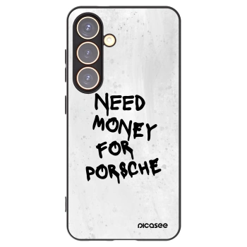 Picasee husă neagră din silicon pentru Samsung Galaxy S24 S921B 5G - White Dollar