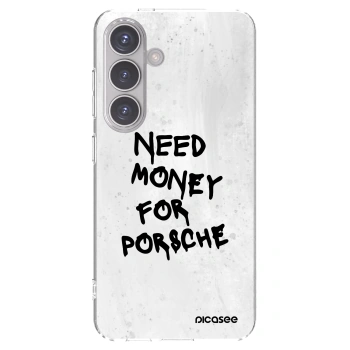 Picasee husă transparentă din silicon pentru Samsung Galaxy S24 S921B 5G - White Dollar