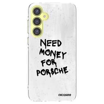 Picasee husă transparentă din silicon pentru Samsung Galaxy A35 5G A356B - White Dollar