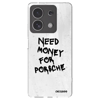 Picasee husă transparentă din silicon pentru Xiaomi Redmi Note 13 4G - White Dollar