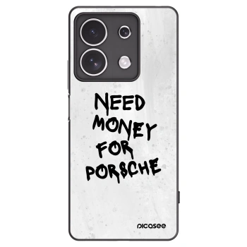 Picasee husă neagră din silicon pentru Xiaomi Redmi Note 13 4G - White Dollar