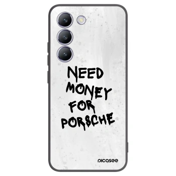 Picasee husă neagră din silicon pentru Vivo V40 SE 5G - White Dollar