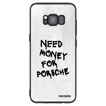 Picasee husă neagră din silicon pentru Samsung Galaxy S8 G950F - White Dollar