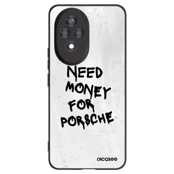 Picasee husă neagră din silicon pentru Honor 200 5G - White Dollar