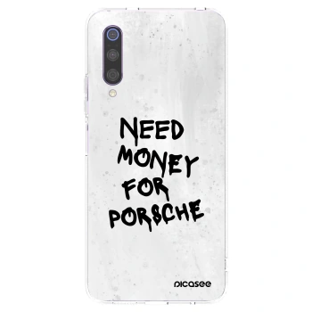 Picasee husă transparentă din silicon pentru Xiaomi Mi 9 - White Dollar