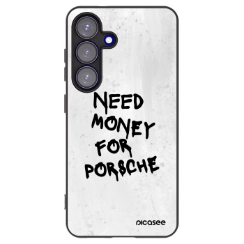 Picasee husă neagră din silicon pentru Samsung Galaxy S25 5G - White Dollar