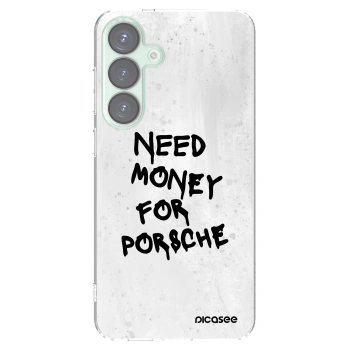 Picasee husă transparentă din silicon pentru Samsung Galaxy S25+ 5G - White Dollar