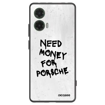 Picasee husă neagră din silicon pentru Motorola Moto G35 5G - White Dollar