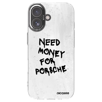 Picasee husă transparentă din silicon pentru Apple iPhone 17 - White Dollar