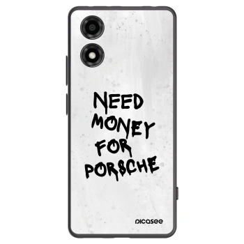 Picasee husă neagră din silicon pentru Motorola Moto E14 - White Dollar