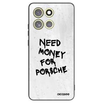 Picasee husă neagră din silicon pentru Motorola Moto G86 5G - White Dollar